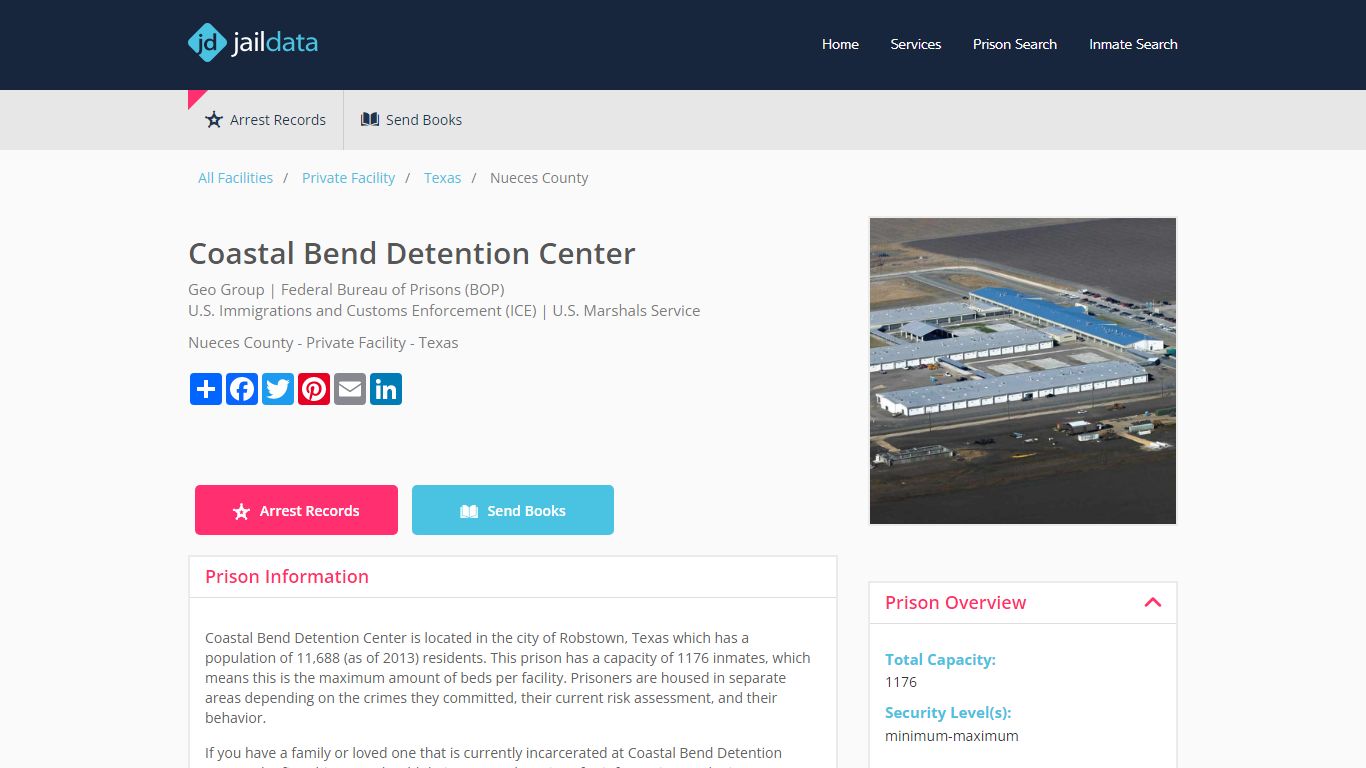 Coastal Bend Detention Center Inmate Search and Prisoner Info ...